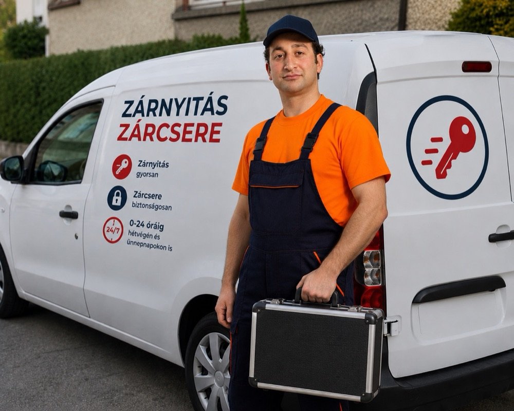 Zárszerelő mester felszerelt szervizautóval – gyors kiszállás Budapesten